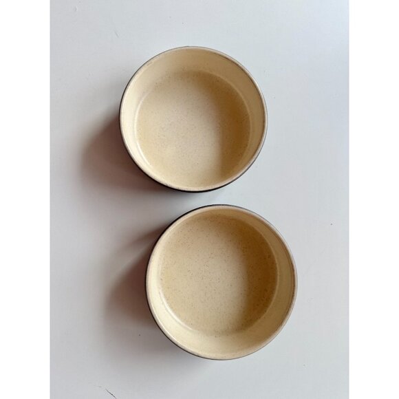 Lot of 2 MIKASA Indian Feast Bark Brown Soup Cereal Bowls - Picture 3 of 10